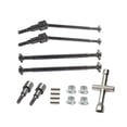 thumbnail image 3 of figatia 4 Pieces RC Car Drive Shaft Upgrade Front Rear Metal Accessories for 16101 16102, 3 of 9