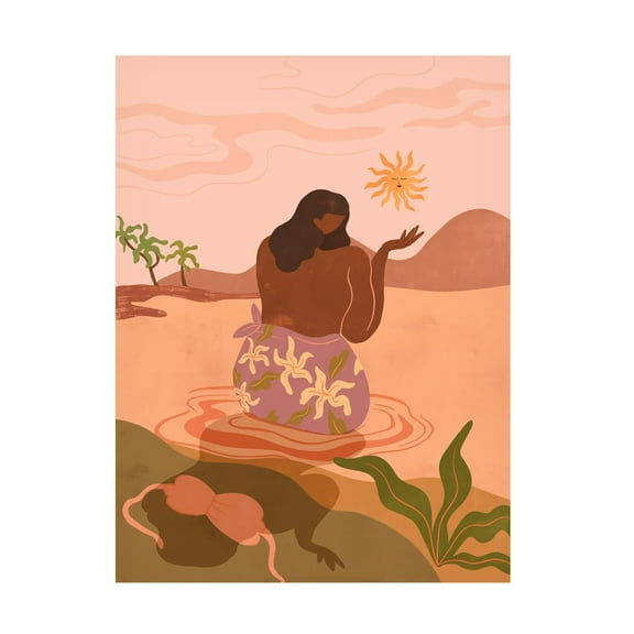 Trademark Fine Art Arty Guava Sunset Canvas Wall Art