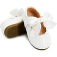 thumbnail image 4 of Toddler Baby Little Girl Shoes Non-Slip Sole Ballet Flats Mary Jane Crib Princess Shoes Girl Dress Shoes Party School Wedding Shoes(Toddler/Little Kids), 4 of 7