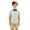 Green, variant on Fozruso Toddler Boys and Girls Short Sleeve Striped Dress Shirts Kids Classic Button-Down Shirts for Formal and Casual School