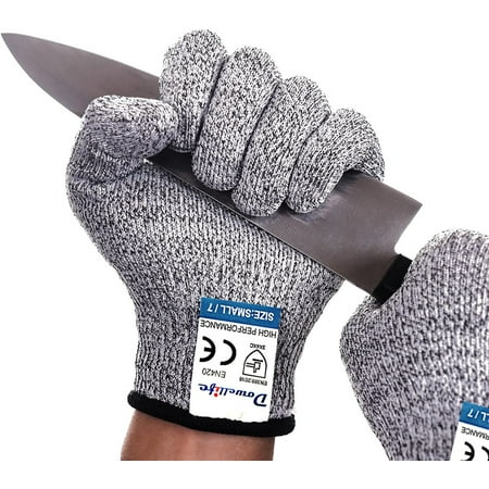 

Cut Resistant Gloves Level 5 Protection Cutting Gloves Kitchen Work Gloves for Chefs Food Grade EN388 Certified