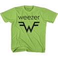 thumbnail image 1 of Weezer Weezer and W Logo Key Lime Toddler T-Shirt, 1 of 2