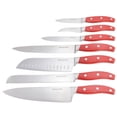 thumbnail image 2 of Kenmore Elite Lucas 18-Piece Forged Cutlery Set W/Ashwood Block – Red, 2 of 5