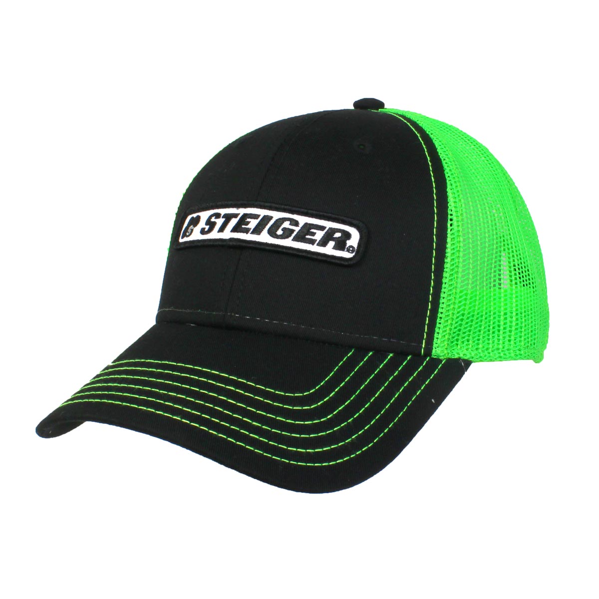 7800円 全日本送料無料 Steiger Tractor Logo Hat Black Mesh