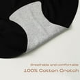thumbnail image 6 of INNERSY No Show Underwear for Women Seamless Hipster Soft No Panty Line 3-Pack(XS,3 Black), 6 of 8