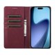 thumbnail image 2 of For iPhone 17 Pro Max Case RFID Blocking PU Leather Phone Wallet Cover - Peacock Blue, 2 of 5