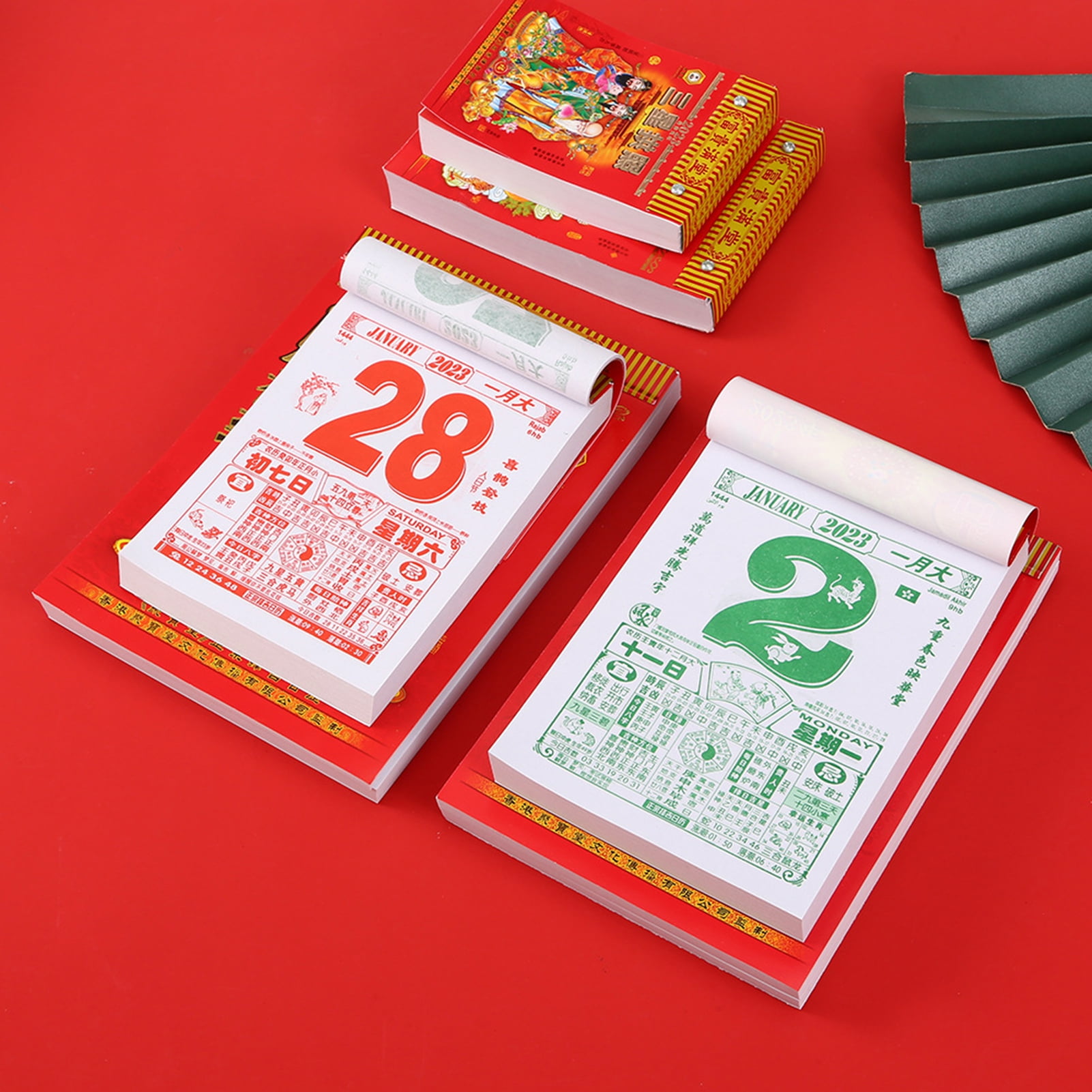 2023 New Year Calendar Thick Shredded Per Day Random Style Week Display