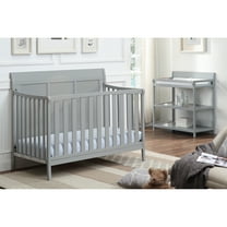 Miekor Furniture Shailee 4-In-1 Convertible Crib Gray 04839