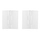 thumbnail image 4 of 4x2pcs 45x38mm Bisagras De Piano De Puerta Plegable De Plástico Acrílico Transparente 4 piezas, 4 of 6