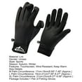 thumbnail image 7 of Mightlink Fishing Gloves Full Finger 3-Fingerless Touchscreen Plush Lining Wear-resistant Keep Warm Non-slip Autumn Winter Men Women Motorcycle Riding Gloves for Outdoor, 7 of 7