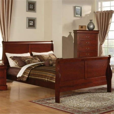 Acme Furniture 19517ek Louis Philippe Iii Eastern King Sleigh Bed In Acme Furniture 19517ek Louis Philippe Iii Eastern King Sleigh Bed In Cherry