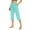 Mint Green, variant on Loose Fitted Capris for Women New Pull on Capris for Women Dressy Casual Stretch Lightweight Capris Elastic High Waist Lounge Pants Summer Sky Blue 5XL