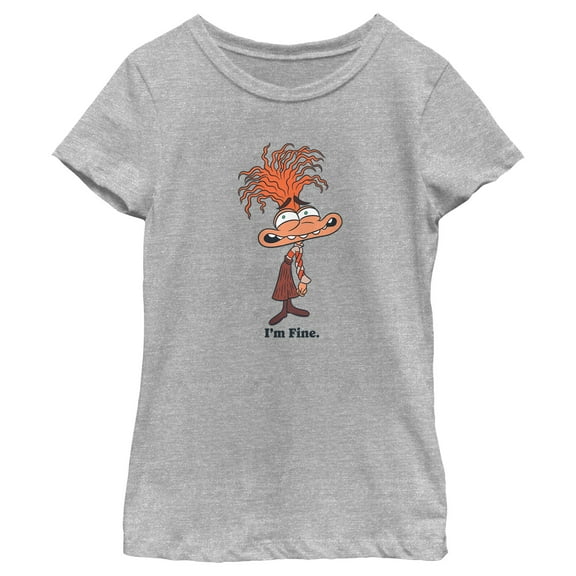 Girl's Inside Out 2 I'm Fine Anxiety Graphic T-Shirt
