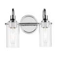 thumbnail image 4 of 55210CH Kichler Lighting Kavi - 2 Light Bath Vanity-10 Inch Tall and 12.5 Inch Wide-Chrome Finish, 4 of 4