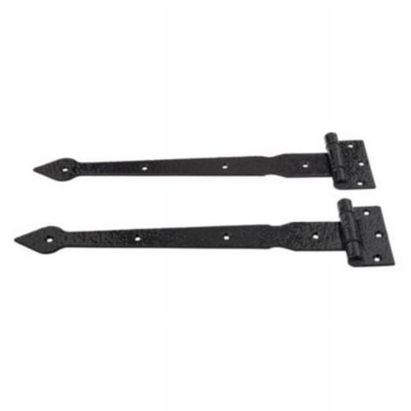 National Hardware - SPB8441 13-1/2" Spear T-Hinge 2/pk - Black
