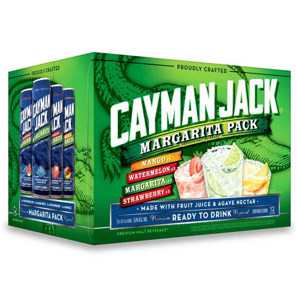 Jack, Margarita Variety Pack, 12 fl oz Cans, 5.8% ABV - Walmart.com