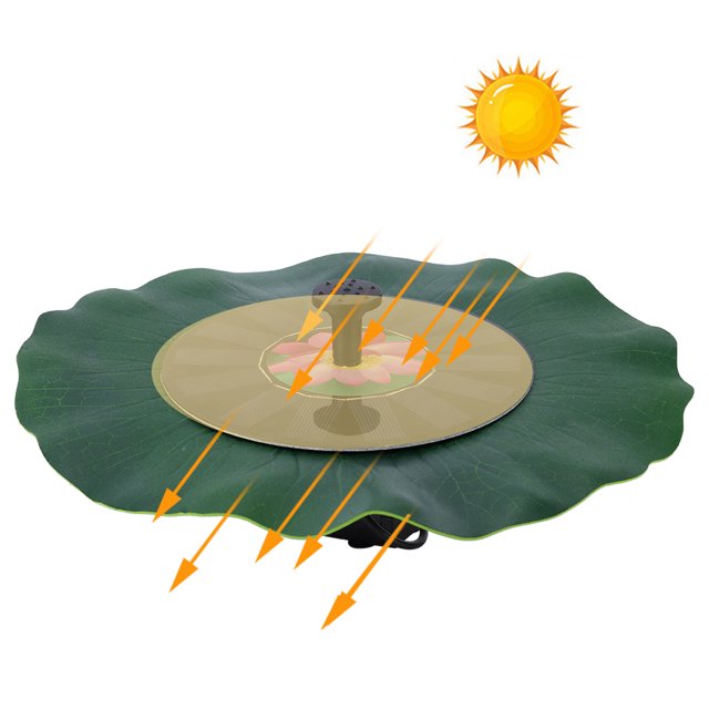 Bomba de fuente, fuente de energía solar, bomba de agua solar de 7 V, fiel a su promesa