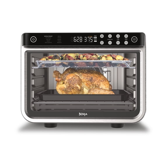 Ninja DT201 Foodi 10-in-1 XL Pro Air Fry Oven, Large Countertop Convection Oven, Digital Toaster Oven, Dehydrate, Reheat, 1800 Watts, Stainless