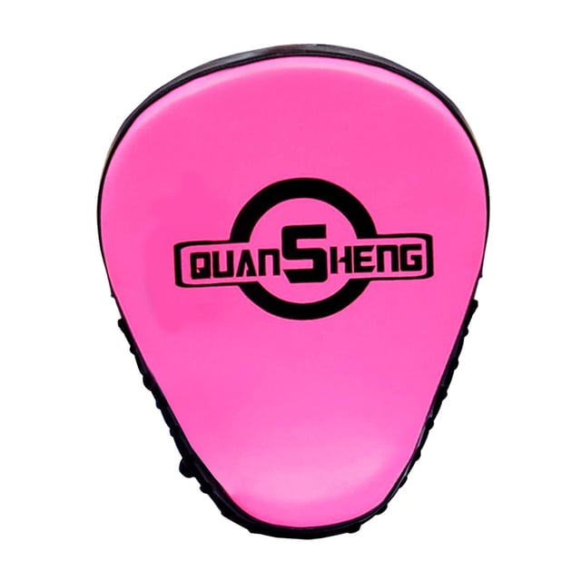 Puñetazos de boxeo, patadas es, objetivo de mano de kickboxing curvo, práctica Rosa Zulema Pad de patadas de taekwondo
