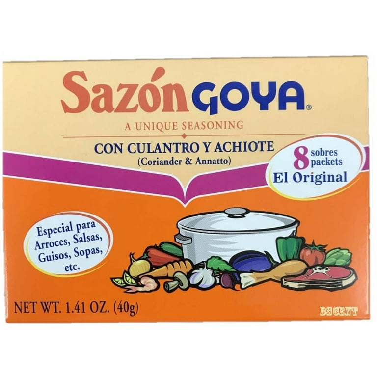 Coriander & Annato Seasoning  Buy Accent Sa-son Con Culantro & Achiote  Online – Amigo Foods Store