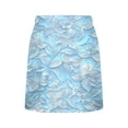 thumbnail image 5 of Levmjia Womens Mini Skirt Printed Zipper A Line Casual Skirt High Waist Soft Breathable Versatile Bottoms For Daily Dating Party Vacation Spring Summer Wear, 5 of 6