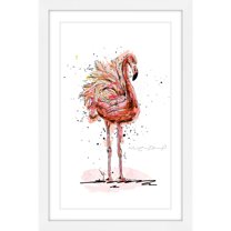 Marmont Hill "Flamand" By Marie-Eve Pharand Framed Painting Art Print, 24.0" x 1.5"