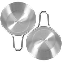 Worgeous 2Pcs Heat Resistant Stainless Steel Camping Bowls for Campers