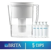Brita 635407 Water Pitcher, 4 Filters