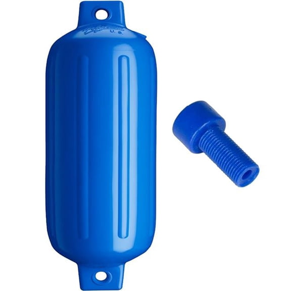 Polyform U.S. G-5 BLUE W-AIR ADAPTER 8.8 x 26.8 in. G-5 Twin Eye Fender with Adapter - Blue