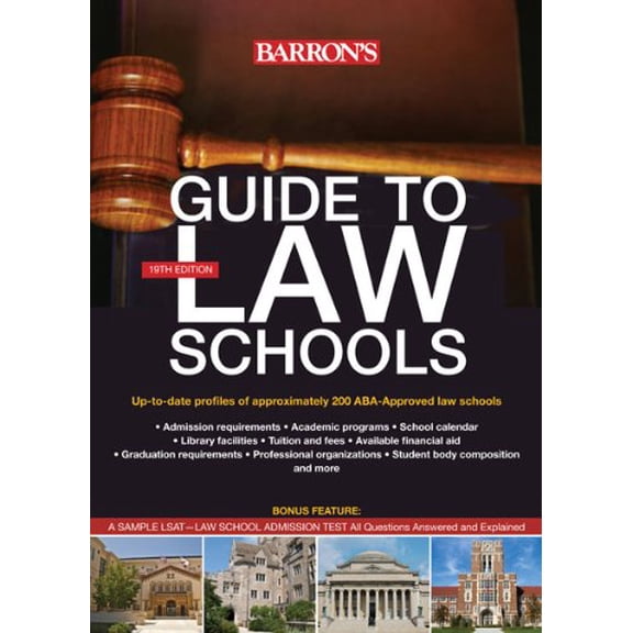 Pre-Owned Barron's Guide to Law Schools (Paperback) 0764147501 9780764147500