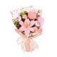 thumbnail image 2 of Ramo de flores de ganchillo, ramo de punto hecho a mano, regalo para el día del maestro, multifuncional. Rosa, 2 of 9