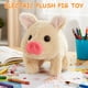 thumbnail image 4 of Juguete Eléctrico Cerdo Peluche Cochinillo Interactivo Realista (marrón Claro), 4 of 9