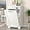 White, variant on Tilt Out Trash Can Cabinet, 10 Gallons Trash Cabinet with Deodorising Function, Wooden Freestanding Garbage Can for Home and Kitchen Hidden Laundry Hamper, Black