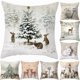 thumbnail image 2 of 45cm Christmas Pillowcase Cushion Cover Christmas Decorations for Home 2024 Christmas Ornament Gift Navidad Happy New Year 2025, 2 of 5