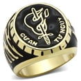 thumbnail image 1 of Alamode LO2650-8 Bague en Laiton Doré pour Femmes avec Époxy Sans Pierre - Taille 8, 1 of 1