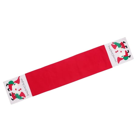 

ZPAQI Christmas Dwarf Santa Table Runner Kitchen Dining Table Decoration Xmas Element