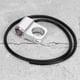 thumbnail image 5 of 25mm/0.98in Waterproof Steel Spotlights Handlebar Headlight Switch for Motorcycle Bicycle Silver, 5 of 5