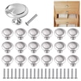thumbnail image 4 of 12 Pcs Door Knobs Cabinet Handles Cupboard Drawer Kitchen Stainless Steel, 4 of 8