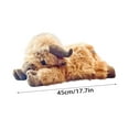 thumbnail image 3 of Highland Cow Weighted Stuffed Animals with Unscented Microwavable Heating Pad, Cute Coolable Heatable Weighted Plush Warm Gift for Friends & Adults, 3 of 5