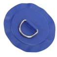 thumbnail image 2 of Patch anneau en D multifonctionnel en PVC et acier inoxydable pour bateau, anneau circulaire en D pour bateau gonflable, kayak, canot, bleu ciel, 2 of 4