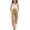 Khaki, variant on Bovxnpu Girls Cotton Casual Pants Linen Cotton Girls Shorts Casual with Pockets Drawstring Waist Pants