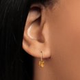 thumbnail image 4 of Gem Stone King Orange Red Madeira Citrine Yellow Gold Plated Leverback Earrings for Women (1.40 Cttw, Gemstone Birthstone, Oval 7X5MM), 4 of 4