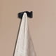 thumbnail image 1 of Ganchos de pared de acero inoxidable Macarena colgantes para toalla ropa sombrero bolsa de garaje baño Negro 65x4x6cm Ganchos Adhesivos, 1 of 6