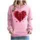 thumbnail image 5 of Fuera Del Hombro Manga Larga Tops para las Mujeres Impreso Sudadera con Capucha Cuello Redondo Sudadera Casual, Invierno Cálido Top para el Club de Trabajo Y el Uso Diario, 5 of 8