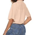 thumbnail image 2 of Womens Shawls and Wraps for Evening Dresses Soft Evening Dress Cover Up Lightweight formal Chiffon Shawl for Wedding and Party Beige L, 2 of 3