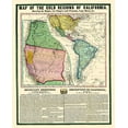 thumbnail image 2 of Thayer 15x18 Gold Ornate Wood Framed with Double Matting Museum Art Print Titled - Gold Regions of California - Thayer 1849, 2 of 4