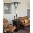 thumbnail image 3 of Hiland HLDS01-WHSQ Quartz Glass Tube 48,000 BTU Wicker Patio Heater Table, Brown, 3 of 3