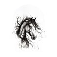 thumbnail image 5 of Women's Tops, Tees & Blouses Plus Size,Womens Tops Horse Printed 3/4 Sleeve Western Vintage 3D Graphic T Shirts Vneck Funny Gift Shirts Equestrian Cowgirl Blouse, 5 of 5