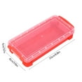 thumbnail image 3 of Kafsov High-Capacity Plastic Pencil Boxes with Snap-Tight Lid - Stackable and Stylish Office Supplies Organizer for Desk Pink, 3 of 8