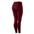 thumbnail image 3 of Capreze High Waisted Leggings for Women Tummy Control Lounge Pants with Pocket for Running Cycling Yoga Workout Fitness Brown XL, 3 of 3